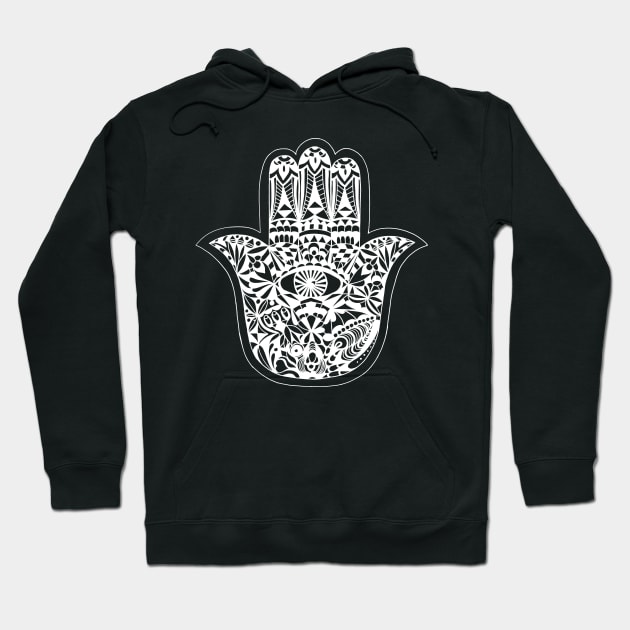 Hand Of Fatima Hoodie by Rablo